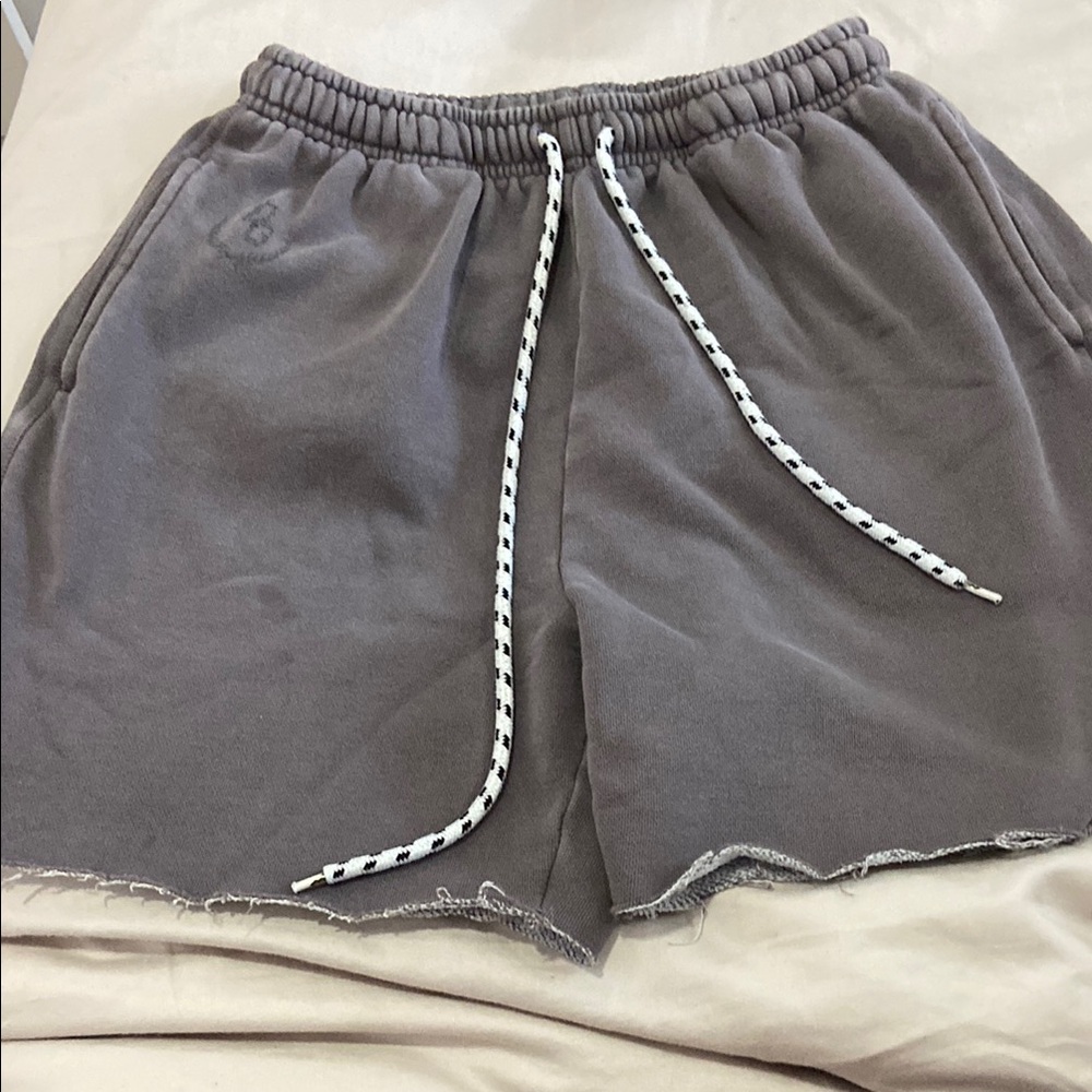 BDG Gray Sweat Shorts with Drawstring